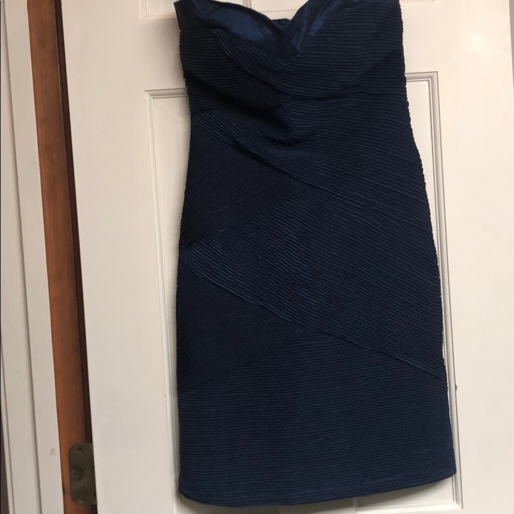 Blue mini dress